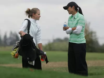 Ria Quiazon & Erica Omlid, 2009-10 Oregon Women's Golf