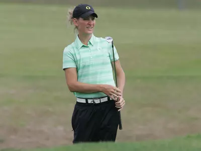 Kendra Little, 2009-10 Oregon Women's Golf Photo by Geoff Thurner, Copyright 200
