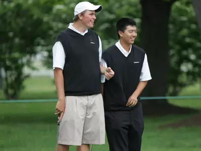 Daniel Miernicki, Eugene Wong (L-R), 2009 NCAA Championships.
