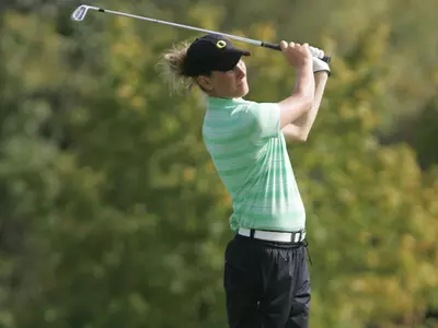 Kendra Litle, 2009-10 Oregon Women's Golf Photo by Geoff Thurner, Copyright 2009