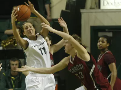 Amanda Johnson, 2009-10 WBB vs. Washington State Jan. 3, 2010 Eri