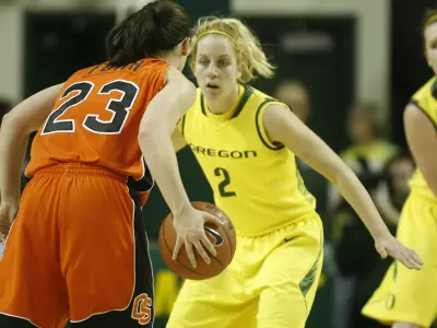 Micaela Cooks vs. Oregon State, Feb. 6, 2010 Eric Evans