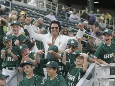 Elvis & Sheldon Babe Ruth USC at Oregon, April 23, 2010 Eric Evans