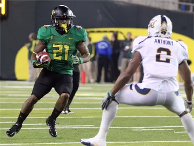 LaMichael James, Photo by Geoff Thurner, Copyright 2011.