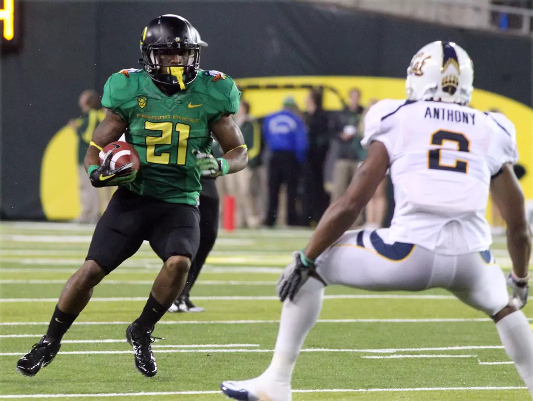 LaMichael James, Photo by Geoff Thurner, Copyright 2011.