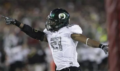 Oregon running back LaMichael James (21)
