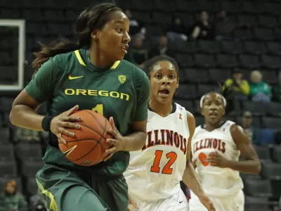 Deanna Weaver, 2011-12 WBB vs. Illinois, Nov. 18 Credit Eric Evans