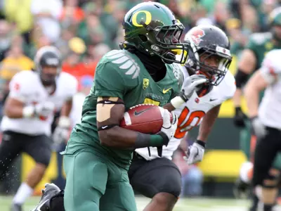 De'Anthony Thomas, Oregon Football 2011. Photo by Geoff Thurner, Copyright 2011