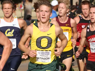 Parker Stinson 2011 Men's Cross Country, Copyright GoDucks.com