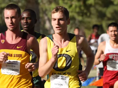 Cole Watson 2011 Men's Cross Country, Copyright GoDucks.com