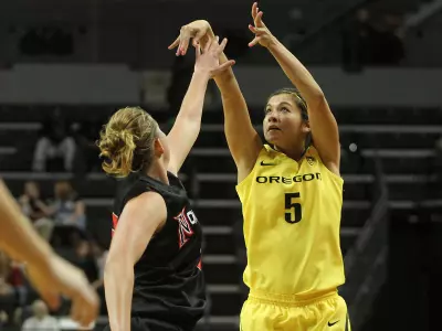 Jordan Loera, WBB 2011-12 vs. Cal State Northridge, Dec. 19, 2011 Credit Eric Ev