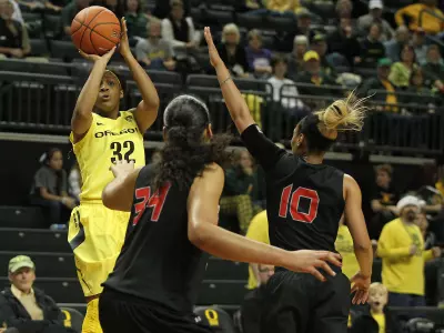 Nia Jackson, WBB 2011-12 vs. Cal State Northridge, Dec. 19, 2011 Credit Eric Eva