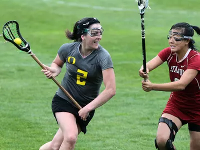 Jana Drummond, 2011 Oregon Lacrosse Photo by Geoff Thurner, Copyright 2011.