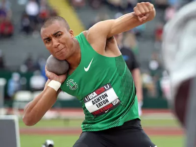 Ashton Eaton 2011 USA Championships, Photo by Geoff Thurner, Copyright 2011.