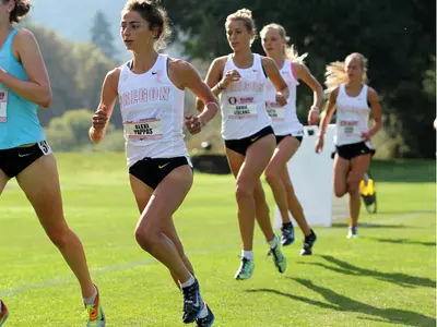 Pappas & Leblanc, 2012 Bill Dellinger Invitational, Copyright Geoff Thurner.