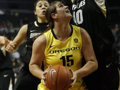 Liz Brenner, WBB 2011-12 vs. Colorado, Feb. 4 Eric Evans