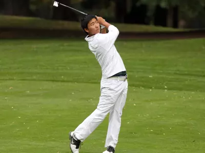 Rak Cho, 2011-12 Oregon Men's Golf, Photo by Geoff Thurner, Copyright 2011.