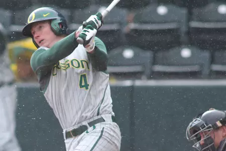 Kyle Garlick, Baseball 2012 vs. Connecticut, March 11 Credit Eric Evans