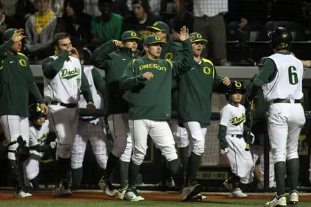 Team, BSB 2012 vs. Long Beach State, March 3 Credit Eric Evans