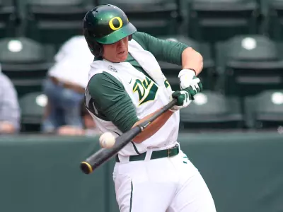 Ryon Healy, Baseball 2012 Credit Eric Evans