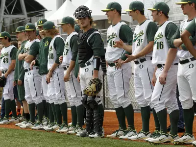 Team, Baseball 2012 vs. San Francisco, April 9 Credit Eric Evans