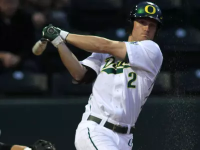 Brett Thomas, Baseball 2012 vs. San Francisco, April 9 Credit Eric Evans
