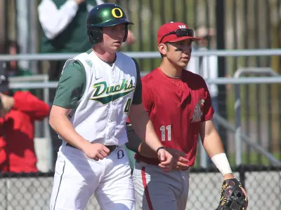 Kyle Garlick, Baseball 2012 vs. Washington State, April 21 Credit Eric Evans
