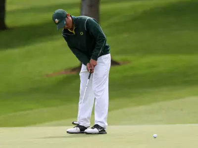 Jonathan Woo, 2012 Oregon Men's Golf, Photo by Geoff Thurner, Copyright 2012