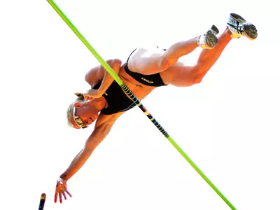 Becky Holliday, Women's Pole Vault, 2012 Olympic Trials, Photo by Chris Sugidono