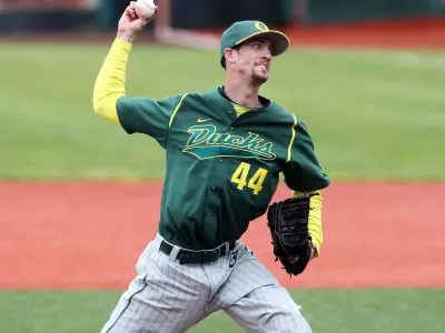 Jeff Gold, BSB 2012  vs. Oregon State, May 27  Credit Eric Evans