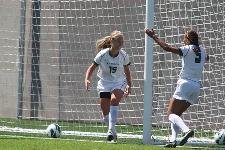 Kristen Parr celebrates her first goal