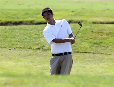 Ryan Ree, Oregon Golf 2012-13. Photo by Geoff Thurner, Copyright 2012.