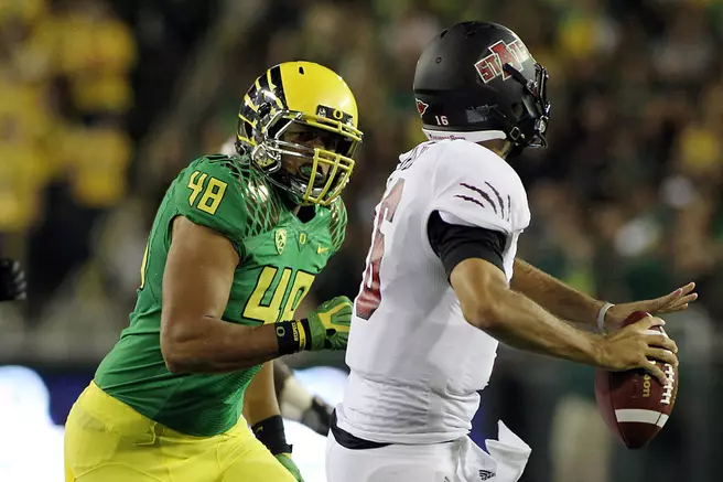 Former Prep Teammates To Start UO Opener At Linebacker