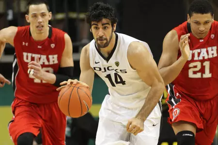 Arsalan Kazemi, University of Oregon vs Utah, Copyright 2013