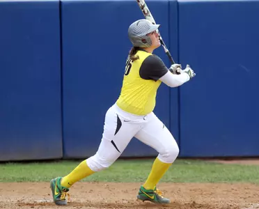 Janelle Lindvall, 2013 Oregon Softball, Photo by: Geoff Thurner, Copyright 2013