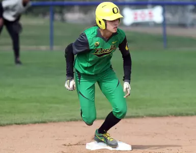 Janie Takeda, 2013 Oregon Softball, Photo by: Geoff Thurner, Copyright 2013