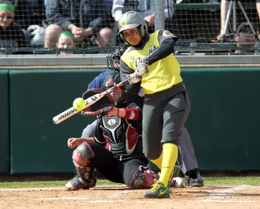 Kaylan Howard, 2013 Oregon Softball, Photo by Eric Evans, Copyright 2013.