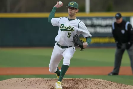 Jake Reed. Baseball 2013, Oregon vs. Arizona. Copyright 2013 Eric Evans.