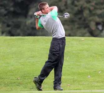 Brandon McIver, Men's Golf, 2013, Copyright Geoff Thurner