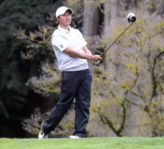 Jonathan Woo, Men's Golf, 2013, Copyright Geoff Thurner