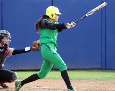 Janie Takeda, Softball 2013 vs Fresno, Photo by Geoff Thurner, Copyright 2013.