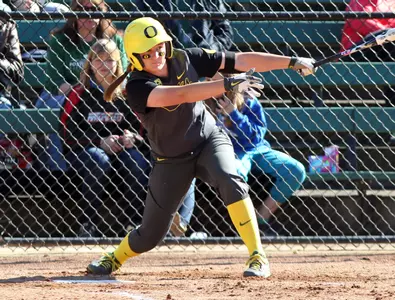 Alexa Peterson, 2013 Oregon Softball, Photo by: Geoff Thurner, Copyright 2013