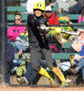Courtney Ceo, 2013 Oregon Softball, Photo by: Geoff Thurner, Copyright 2013