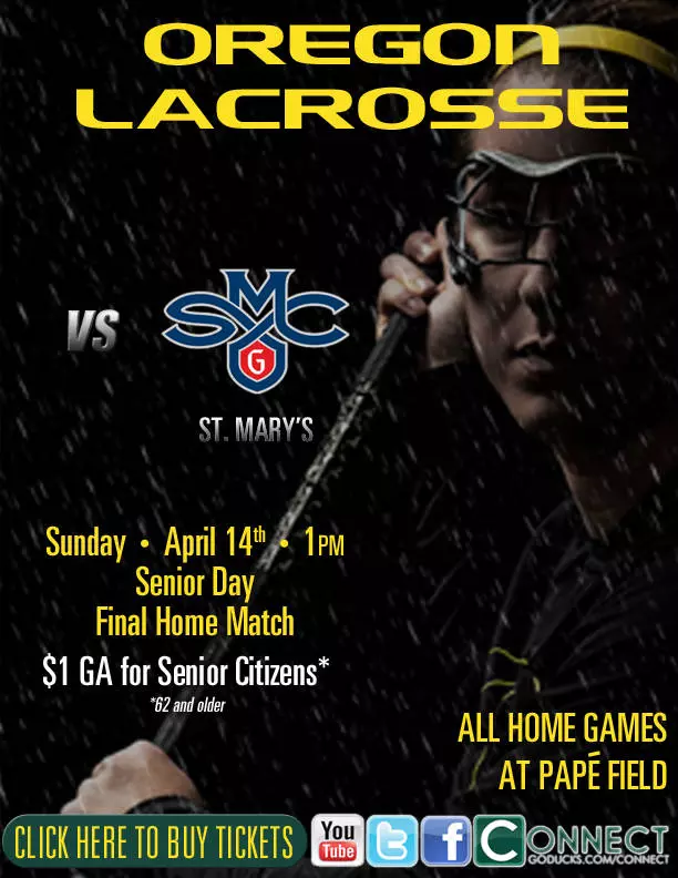 Oregon Lacrosse Senior Day