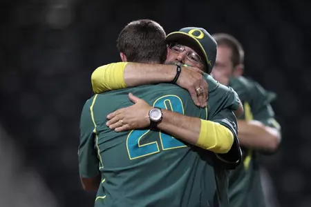 Head Coach George Horton and J.J. Altobelli.