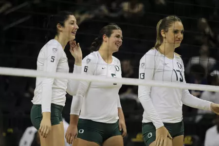 Finley, Brenner, Kevorken - Volleyball