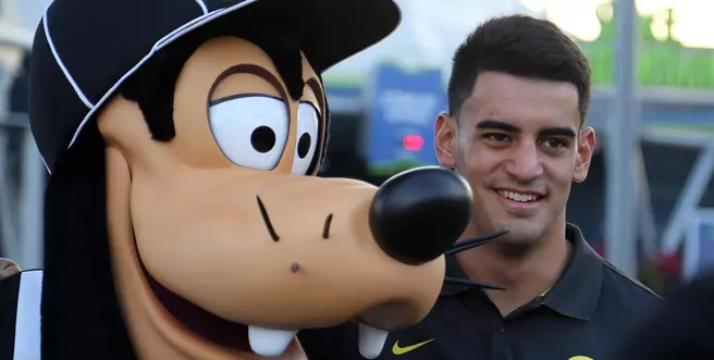 Mariota's Morning At Magic Kingdom