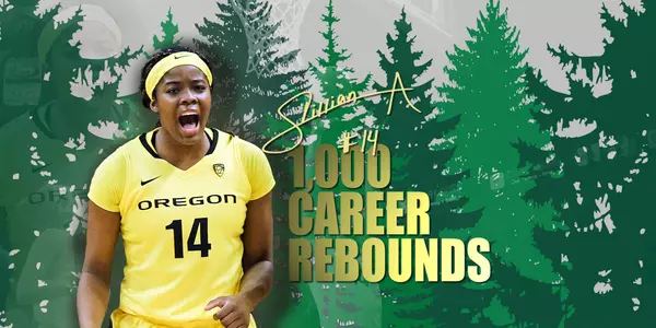 Jillian Alleyne 1,000 Career Rebounds Graphic 14-15