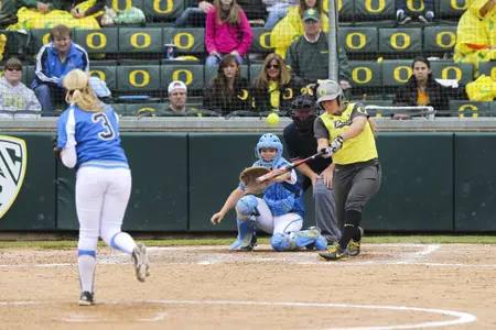 Janelle Lindvall homer vs. UCLA 2014