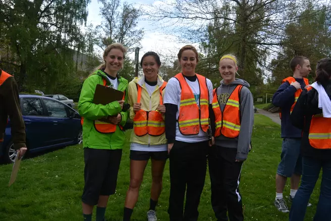 Soccer chips in for Earth Day community service event